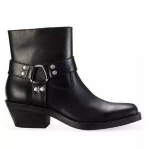 Sun + Stone Pheobie Leather Booties, Size 10, NIB